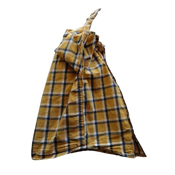 Oshkosh Top Boys 2T Plaid Button Up Long Sleeve Pocket Fall Harvest - Picture 3 of 13